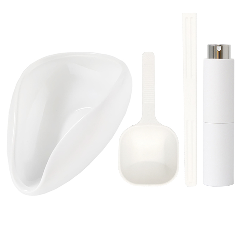 Flymuyu doseringskopp och skedset för kaffebönor, doseringskärl i keramik för mätning av kaffe eller te, espressotillbehör: Ljusgul