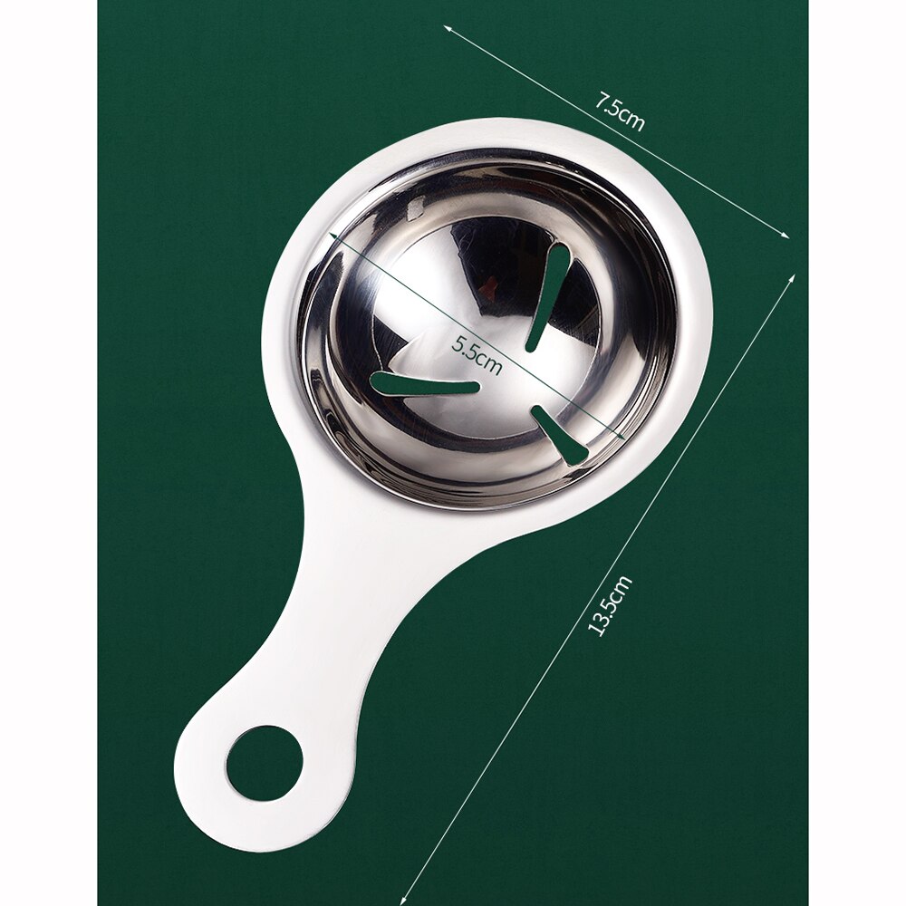 Household Tools Baking Stainless Steel Egg Protein Separator Leaky Egg White Separate Yolk Separator Egg Liquid Filter