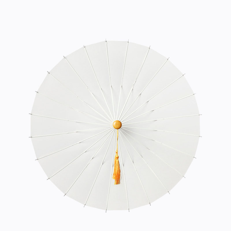 Paraguas grande doble de para mujer, sombrilla con mango de madera a prueba de viento, 24k de largo, a la