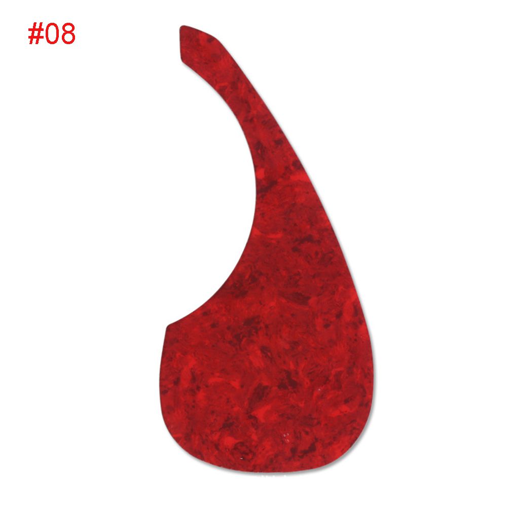 1 Pc Professionele Folk Akoestische Gitaar Slagplaat Zachte Kras Plaat Zelfklevende Pick Guard Sticker Voor Akoestische Gitaar: Oranje