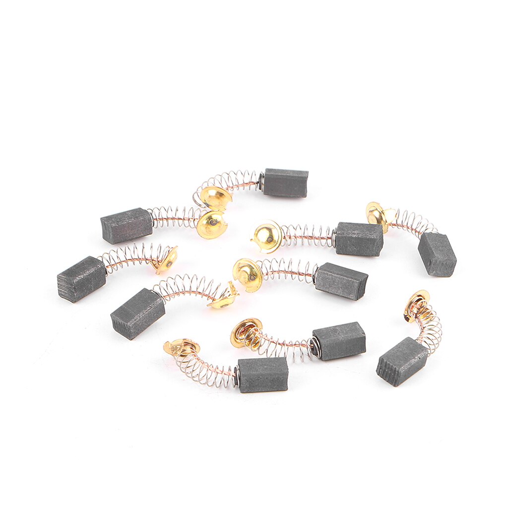 10 pièces/ensemble outil électrique brosse en carbone marteau électrique meuleuse d'angle Graphite brosse remplacement diverses tailles: D-12.5x7.5x6.5mm