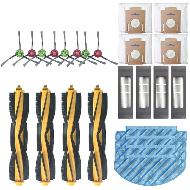 Voor Ecovacs Deebot Ozmo T8 / T8 Aivi Robot Stofzuiger Belangrijkste/Side Borstel Stofzak Filter Wegwerp Mop doek Accessoires Onderdelen: T8-20