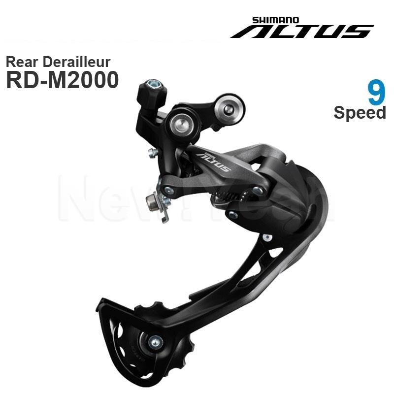 Original shimano altus  m2000 9v m2000 bagskifter shadow 9 speed til mtb cykel cykel dele