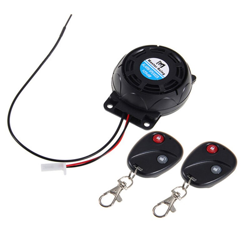 Motorfiets Anti-Diefstal Alarm Systeem Waarschuwing Trillingen Lock Anti-Diefstal Alarm Dubbele Afstandsbediening Sensor