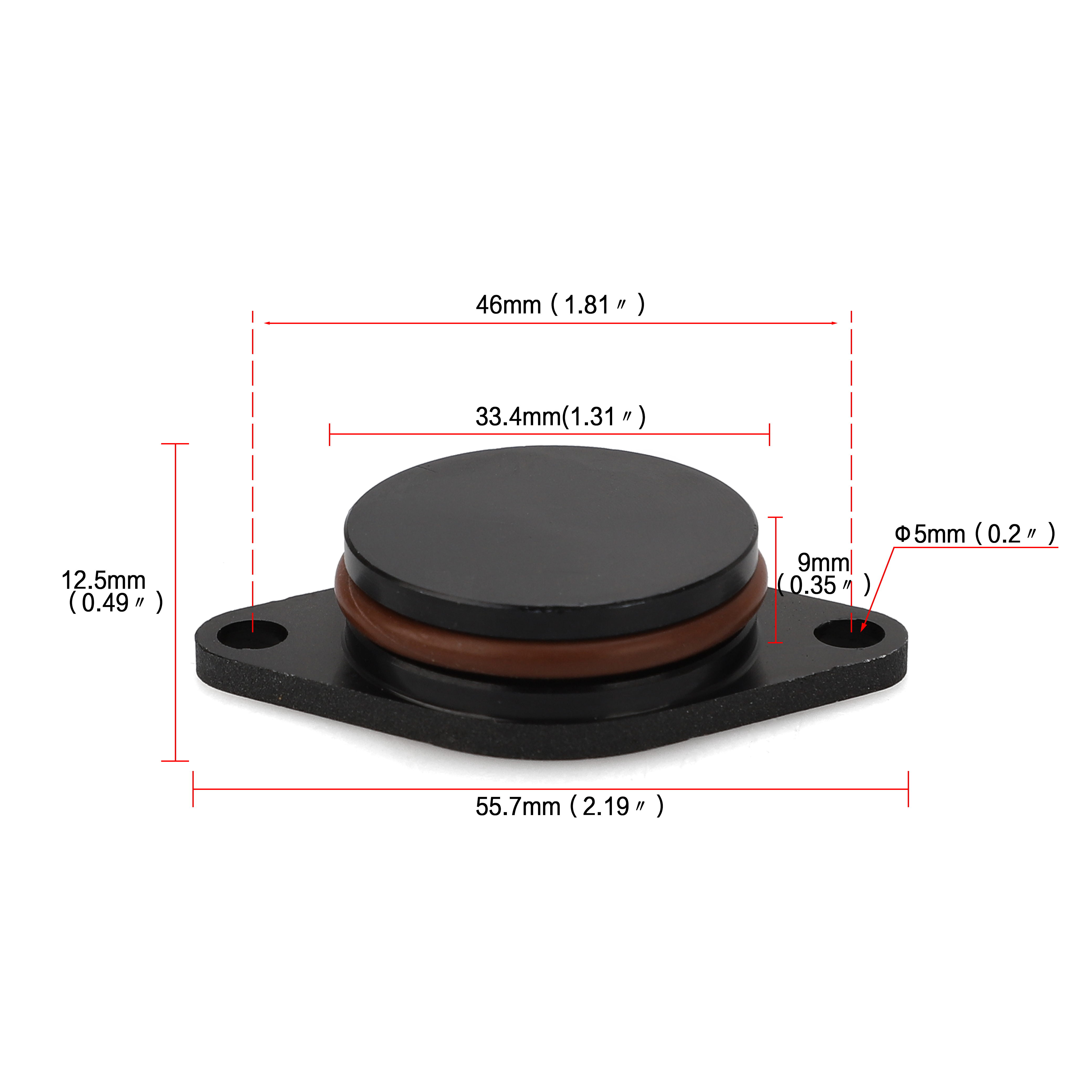 Tapas de aleta de remolino automático, tapones en blanco de eliminación con juntas Ntake para BMW M57, M57N, M57TU, YC101490, 6x22 MM y 6x33 MM