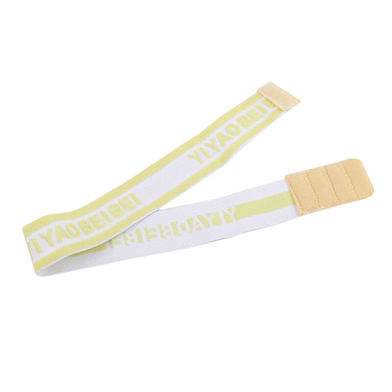 Adjustable Diaper Fixed Belt For Newborn Baby Boys Girls Cotton Soft Elastic Cartoon Nappy Belt Reusable Washable Cloth Buckle: Yellow L