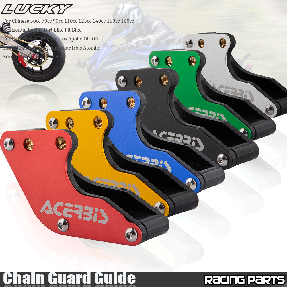 Nueva guía protectora de cadena CNC para motocicleta para IRBIS BSE KAYO SSR TTR XR CRF KLX 50 70 90 110 125 140 150 160cc Dirt Pit Bike Scooter
