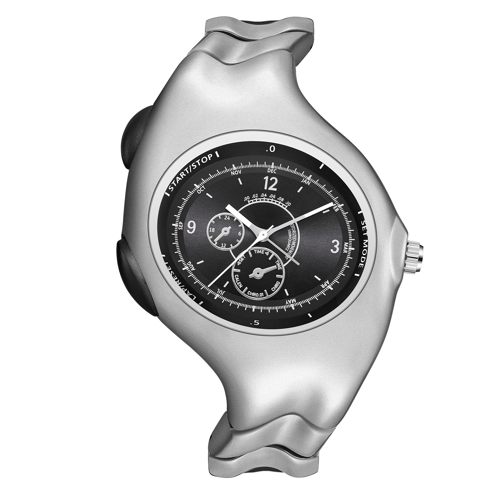 Creatieve unieke stijl herenhorloges luxe top origineel quartz horloge voor heren waterdicht zakelijk mannelijk polshorloge klok: Rose