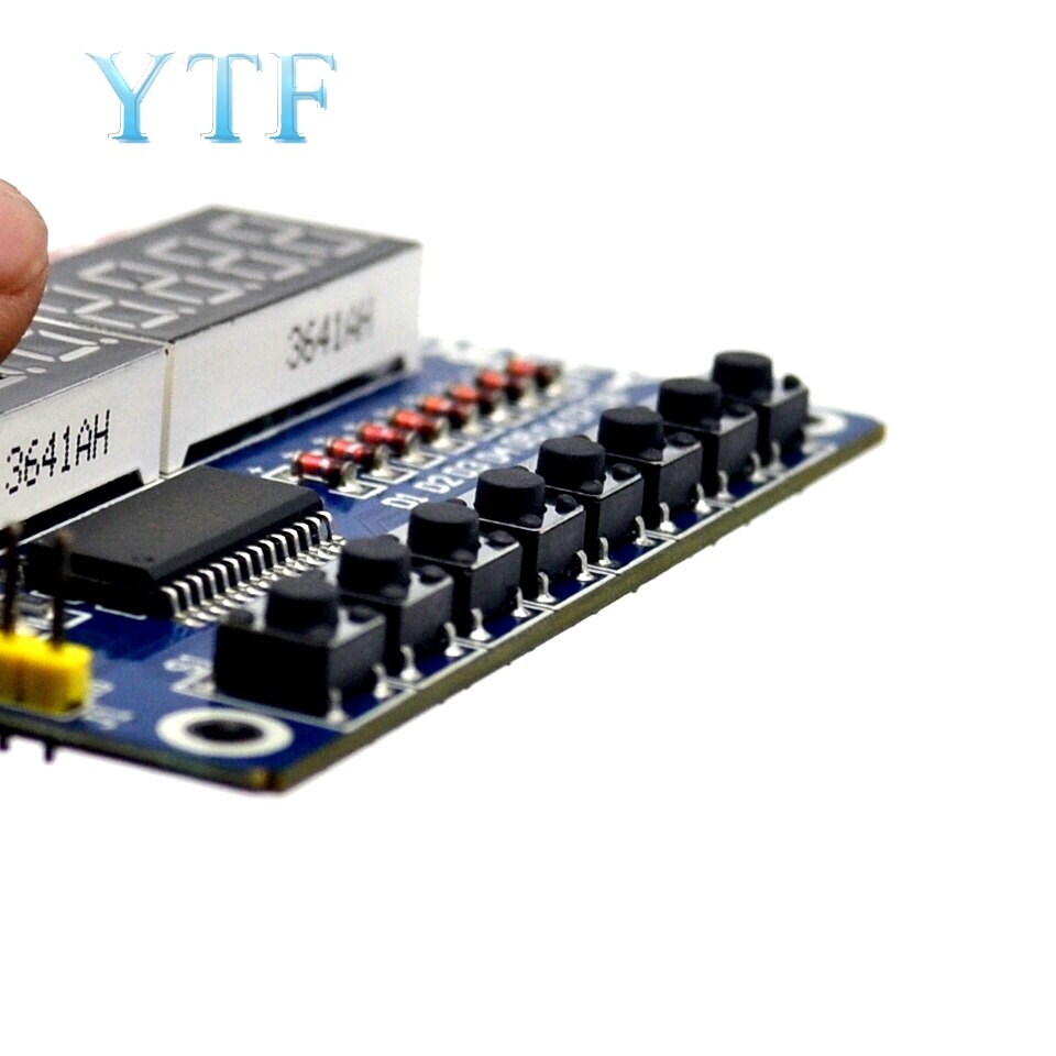 TM1638 affichage de la clé du Module pour AVR Arduino Tube de LED numérique 8 bits WAVGAT 8 bits