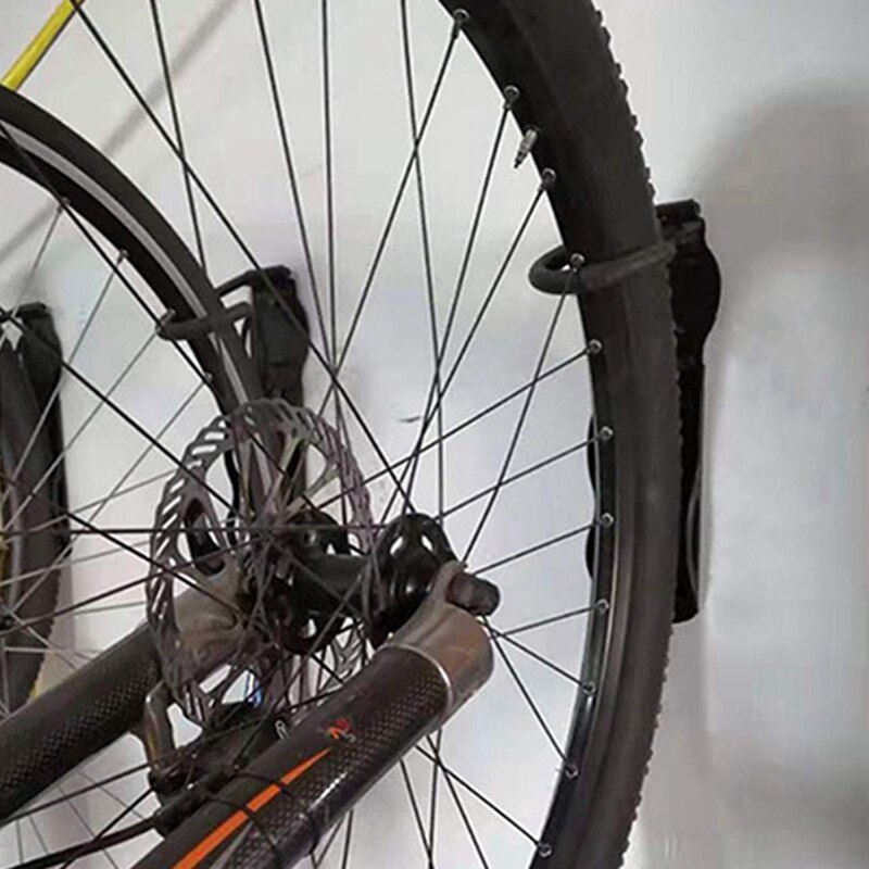 Bicycle Rack Bike Tire Wall Clip Bike Wheel Holder With Soft Padding Wall Mount Solid Steel