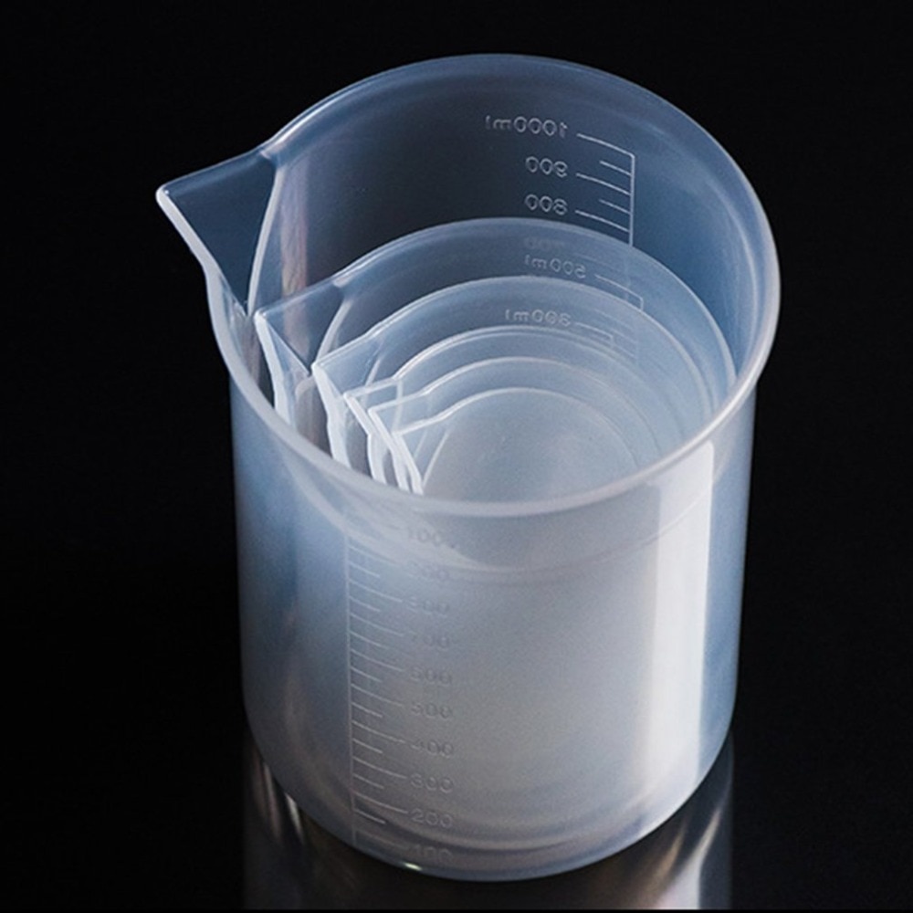 10Pcs 50ML-100ML Transparent Cups for Home Baking Kitchen Transparent Plastic Measuring Cups