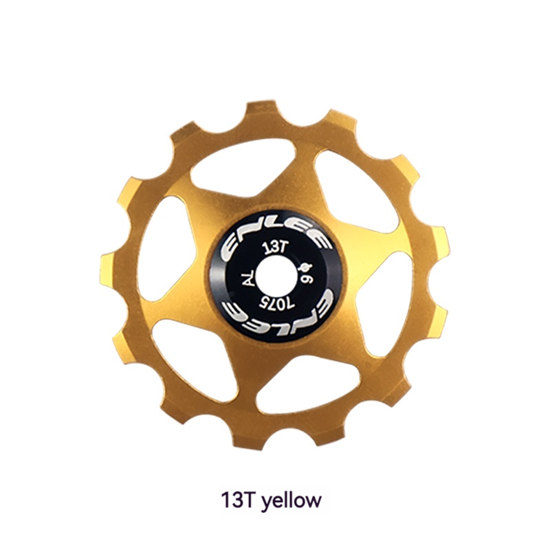 ENLEE Fahrrad Aluminium Legierung führen Rad Rolle Schaltwerk 11T 13T führen MTB Keramik Lagerbier Jockey Rad Für 4/5/6MM: Lila