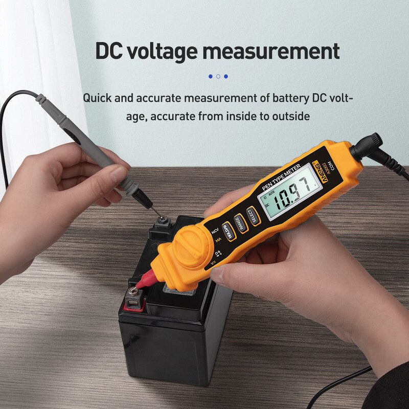 A3002 Digital Multimeter Pen Type 4000 Counts With Non /DC Resistance Diode Continuity Tester Tool