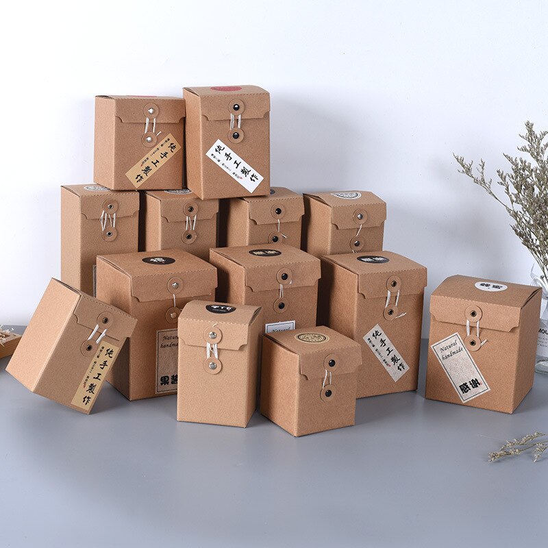 10 Stks/partij 20 Maten Kraft Golfkarton Dozen Glas Verpakking Geschenkdoos Kleine Doos Mailer Logistiek Express Doos Kartonnen Doos