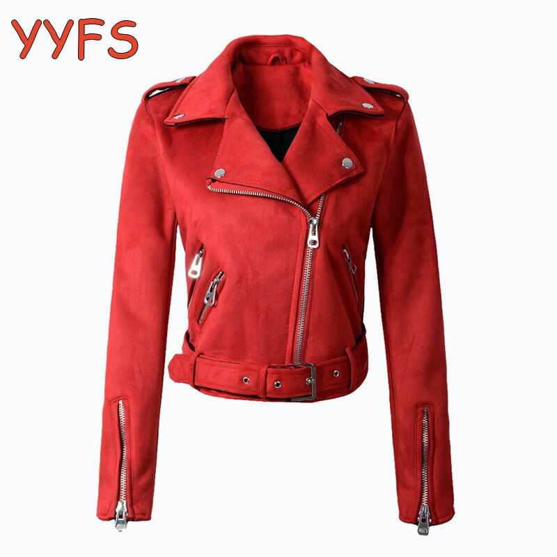 Mockajackor #39 damer kort motorcykelkappa dam biker faux pu jacka höst vinter jaqueta de couro