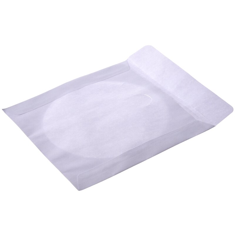 100 Paper CD Sleeves With Window &amp; Flap