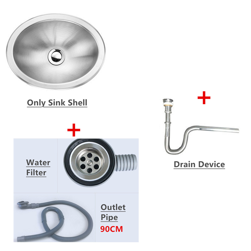 JayCreer Stainless Steel Oval Sink For RV,Boat,Marine... ...