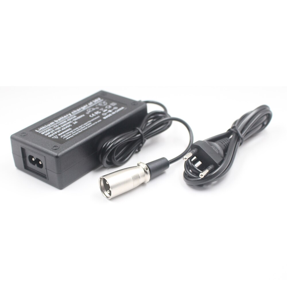 42V 2A 42V2A Electric Bike Charger For 36V 18650 Lithium Battery Pack With 3-Pin XLR Socket connector EU US AU UK