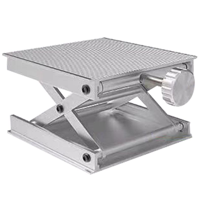 Rvs Verstelbare Lift Tafel Lab Lifting Stand Rack Lift Platform: Default Title