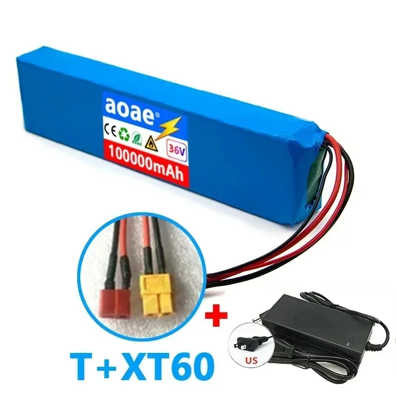 36 V 100 Ah 18650 wiederaufladbarer Lithium-Akku 10S3P 1000 W Leistung modifiziertes Fahrrad-Roller-Elektrofahrzeug mit BMS: MULTI