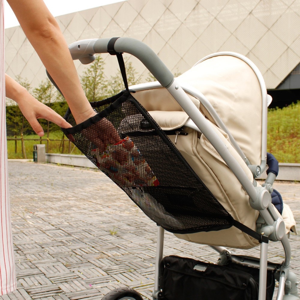 Stoller bag baby barnevogn nett bag lomme spedbarn barnevogn mesh flaske bleie barnevogn arrangør holder baby barnevogn tilbehør