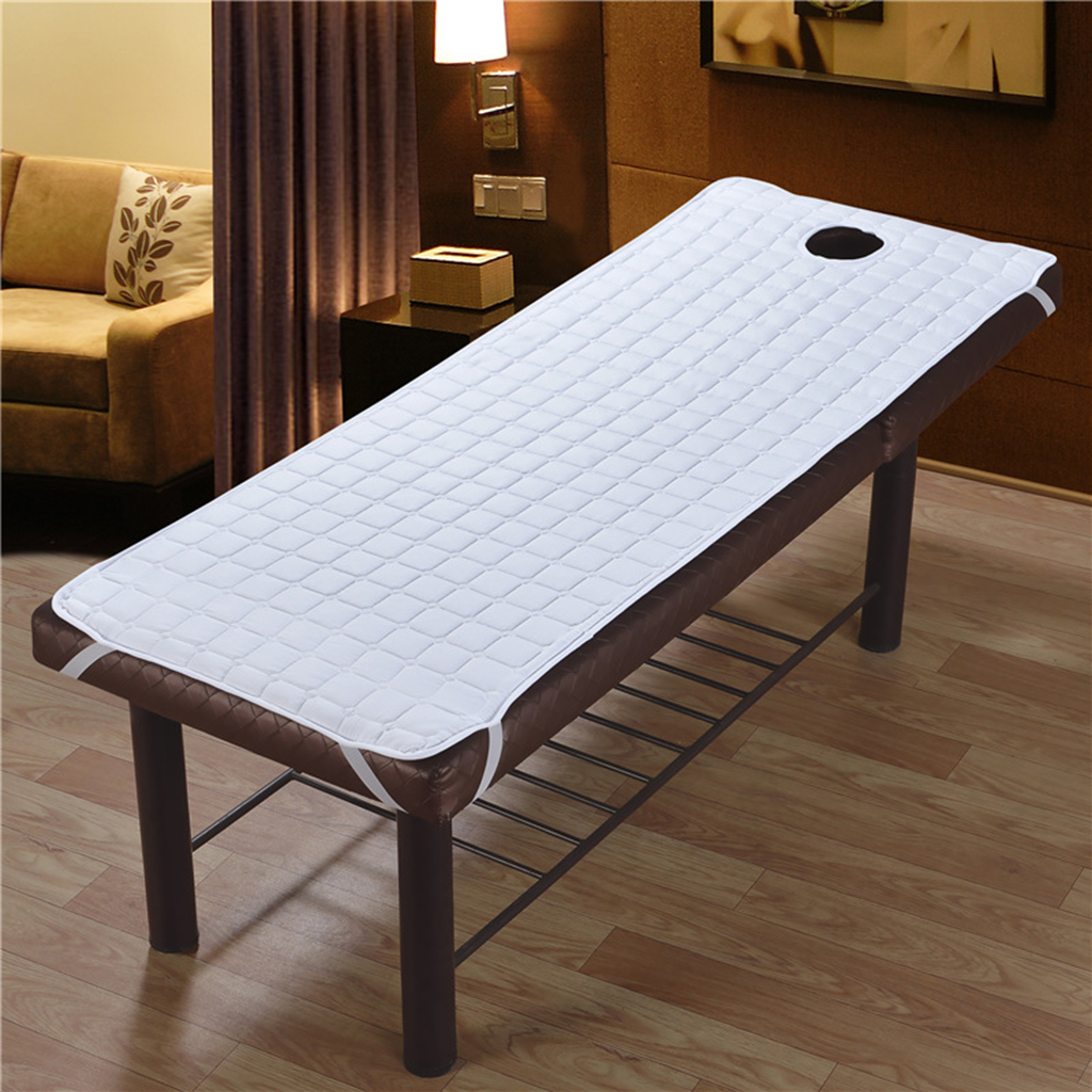 Matelas de Table de Massage SPA | Linge de lit, housse de matelas pour Salon de beauté avec trous de visage, lits adaptés à 75x28 pouces