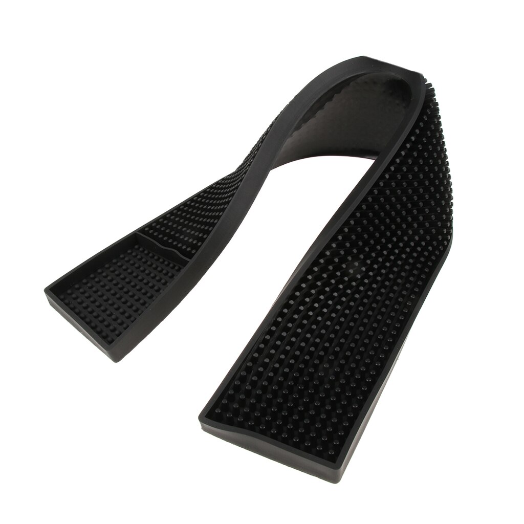 Rubber Beer Bar Runner Drip Mat Service Rail Mat Water Proof PVC 24x3"