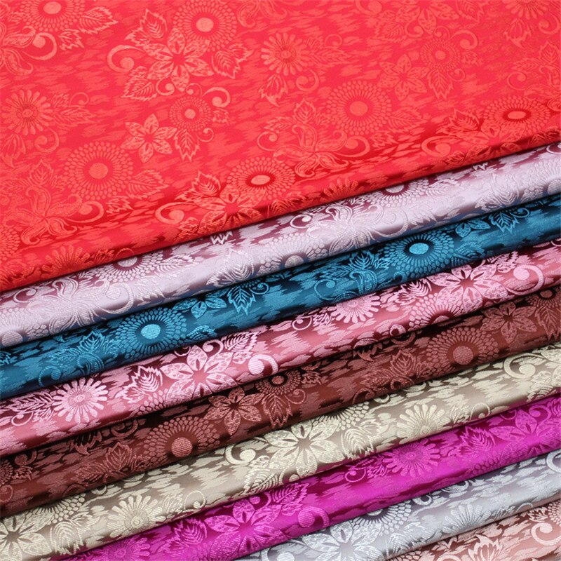 CF943 12 couleurs chinois traditionnel soie brocart tissu chinois mariage vêtements taie d'oreiller tissus bricolage matériaux Textiles de maison
