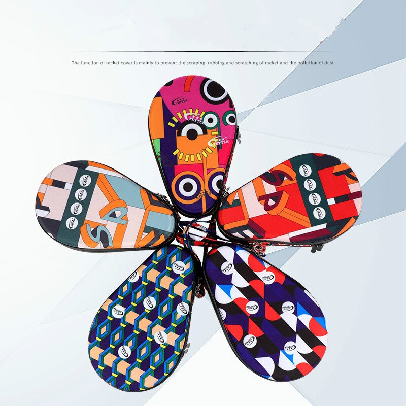 Sac de raquette de Tennis de Table, gourde professionnelle, étui rigide en PU étanche, accessoires de Tennis de Table