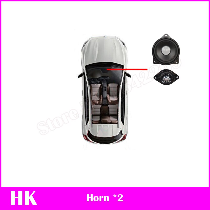 Auto For BMW 5 Series F10 F11 Audio Head Treble Horn Loudspeaker Music Sound Tweeter Speaker Covers Original Model: set 4