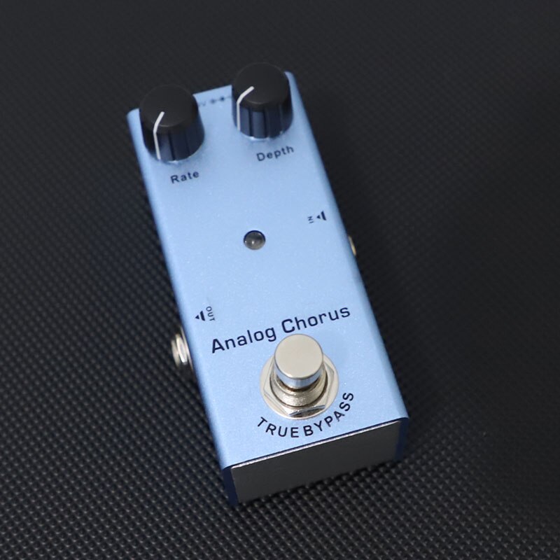 Pedale effetto chitarra elettrica portatile Overdrive fase di distorsione Chorus analogico ritardo digitale accessori per chitarra True Bypass: Analog Chorus