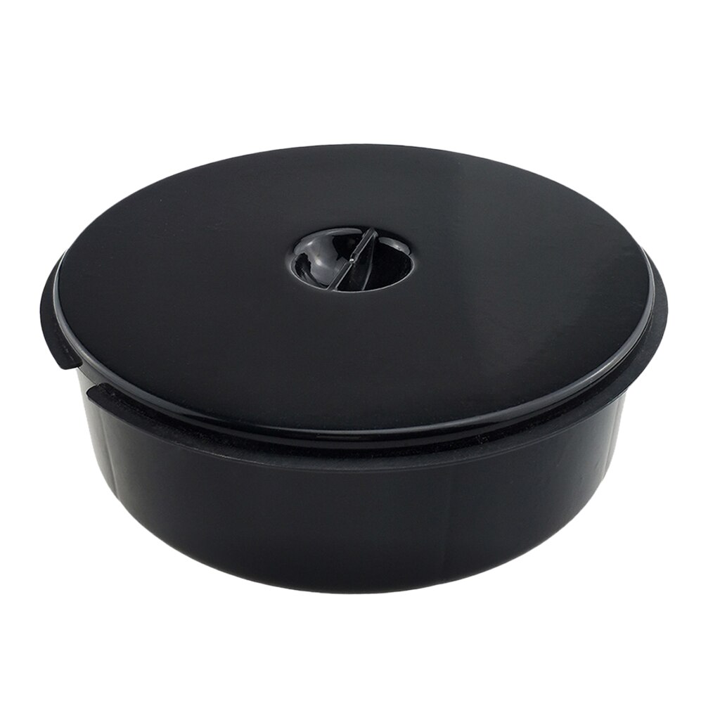 4 Compartments Fishing Lure Bait Storage Box Black 8inch Boat Fishing Tackle