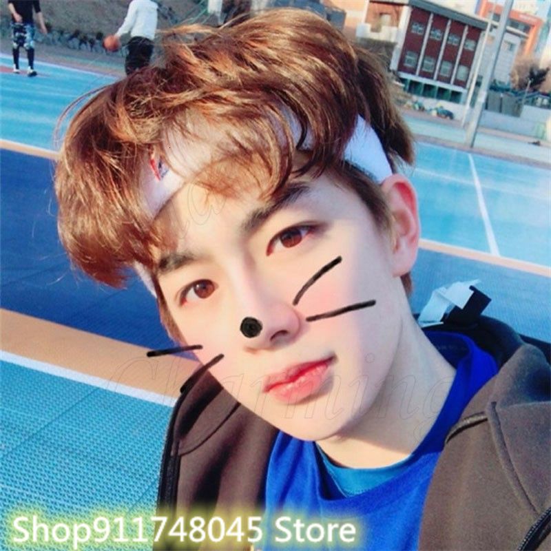 Korean Handsome Natural Men Short Straight Fluffy Short Hair Wig Student Short Curly Hair Wig Natural Looking Brown Wigs Mens