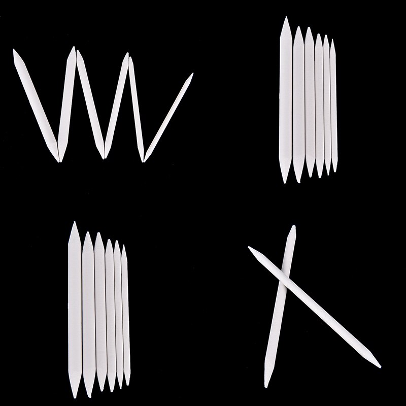 Blending Smudge Tortillon Stump Sketch 6 Sizes Art Drawing Tool Pastel 6 Pcs/set