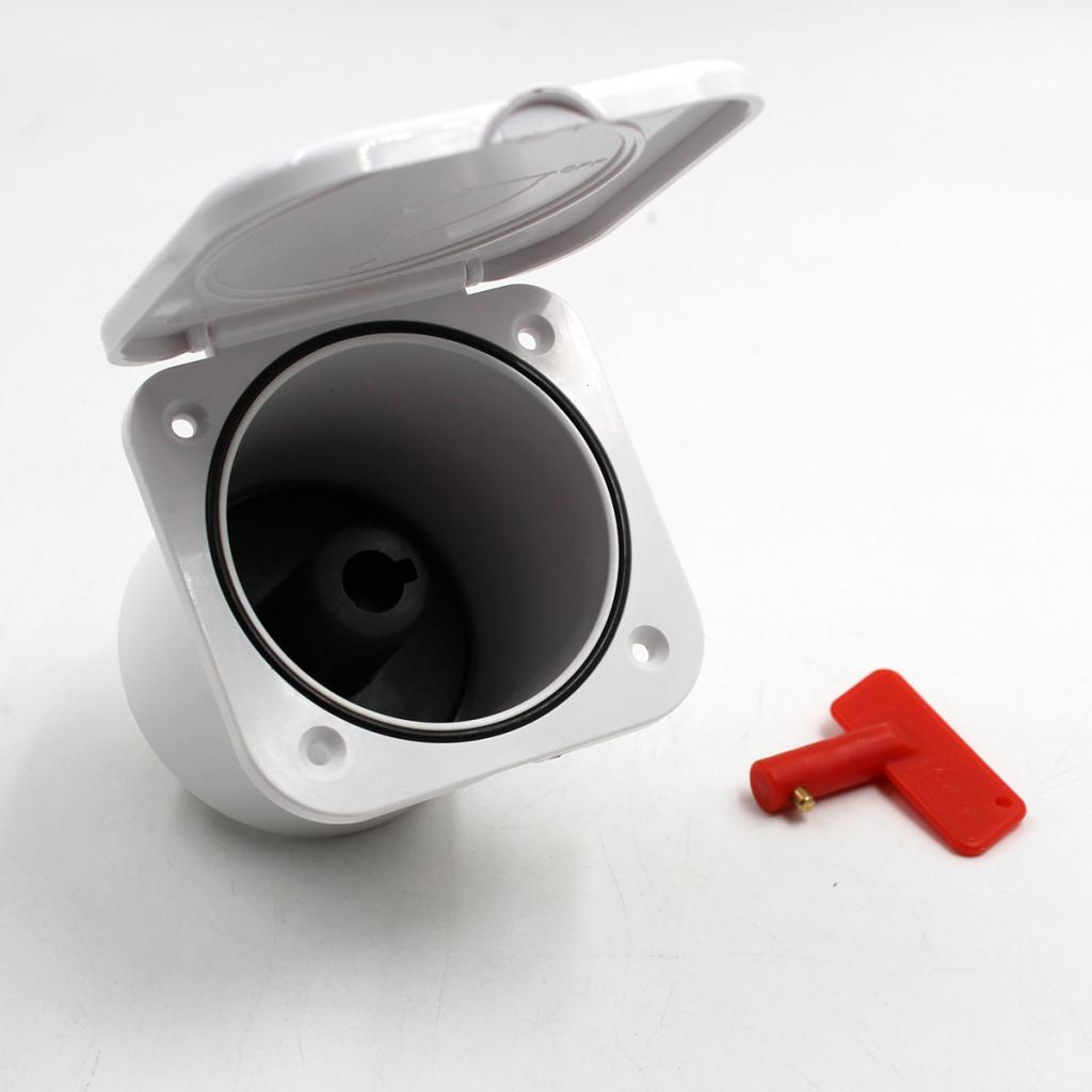 Marine Boat Battery Isolator Rotary Switch Cut Off Power Disconnect Control