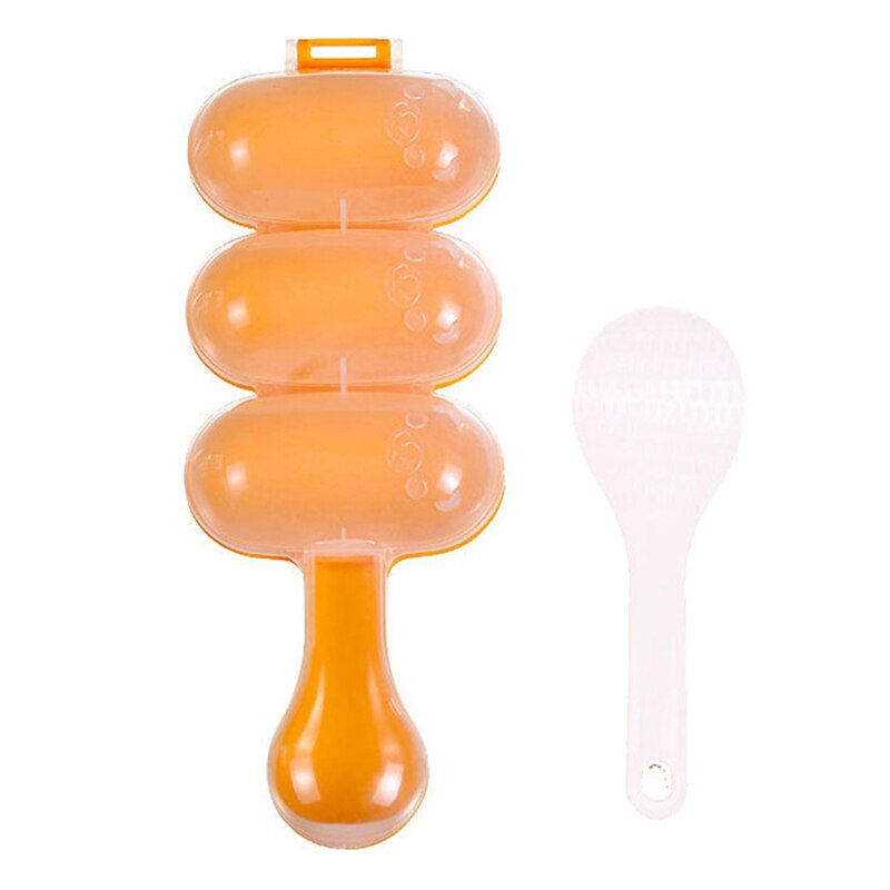 1pcs Balls Maker Mold With Spoon Rice Kitchen DIY Sushi Mini Rice Tools Ball Molds Rice Meat Vegetables Making Kitchen: OG