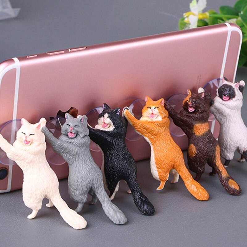 COOL Mr Kat Mobiele Telefoon Houder Stand Sucker Tabletten Smartphone Houder DXAD