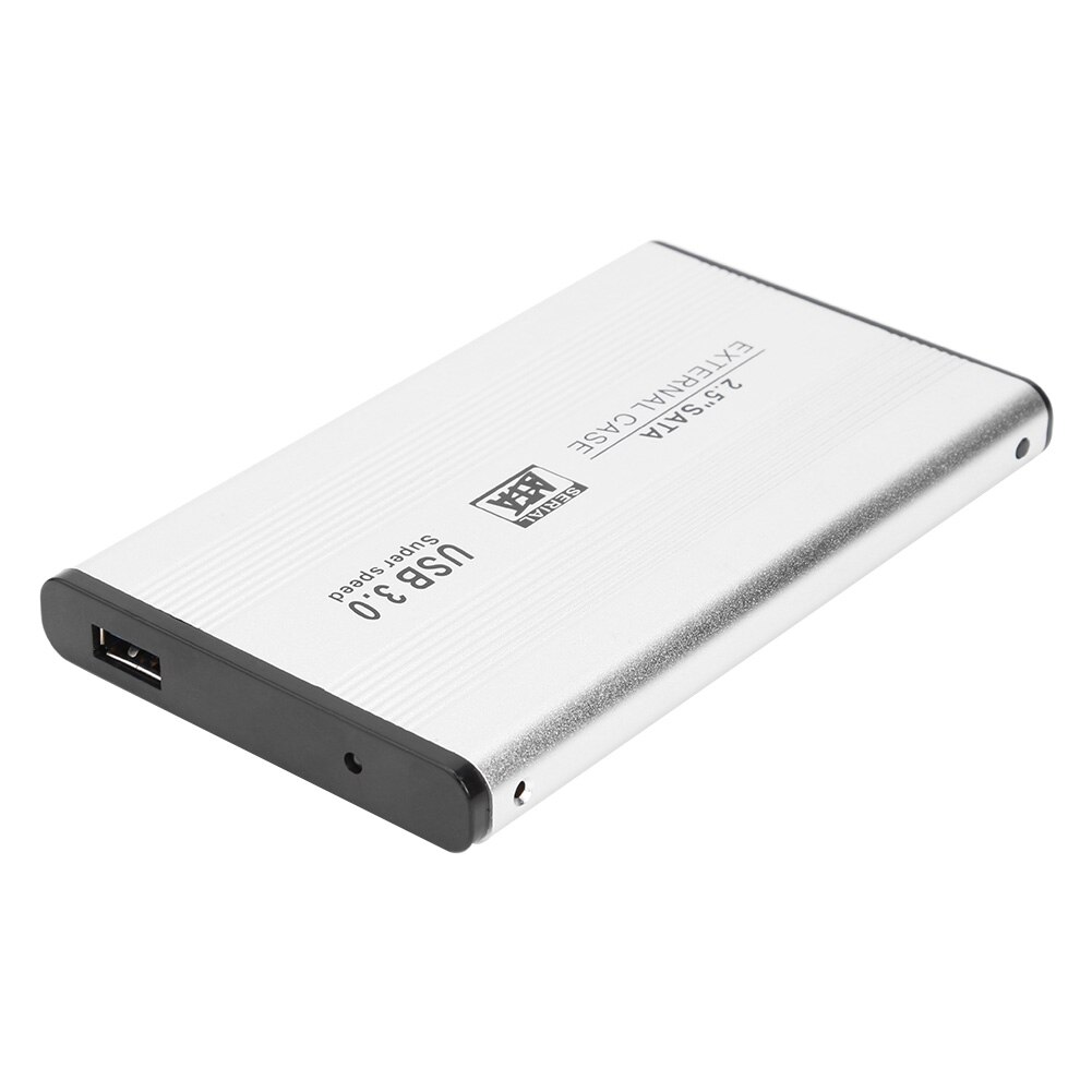 6 gbps  yd5 aluminiumlegering 2.5 inch harde schijfbehuizing sata naar usb 3.0- adapter externe hdd ssd-behuizing voor 2.5- inch sata hdd/ssd: Zilver
