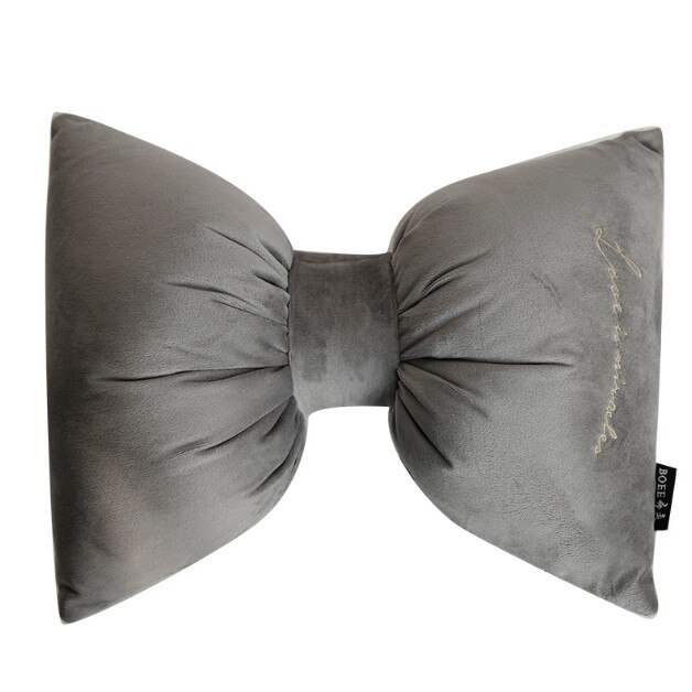 Pretty Solid Boog Kussen Met Vulling/Auto Neck Kussens Home Decor Boog Knoop Rozet Home Decoratieve Kussen Binnen Innerlijke 1 Stuk: 8