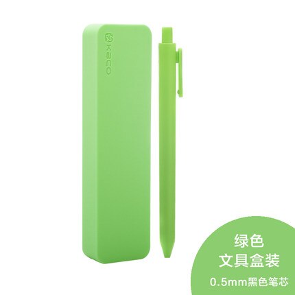 Kaco Siliconen Briefpapier Kinderen Etui Creatieve Anti-Statische Beschermen Potloden Candy Case Etui Voor School Kantoor/pen: LG01-Light Green