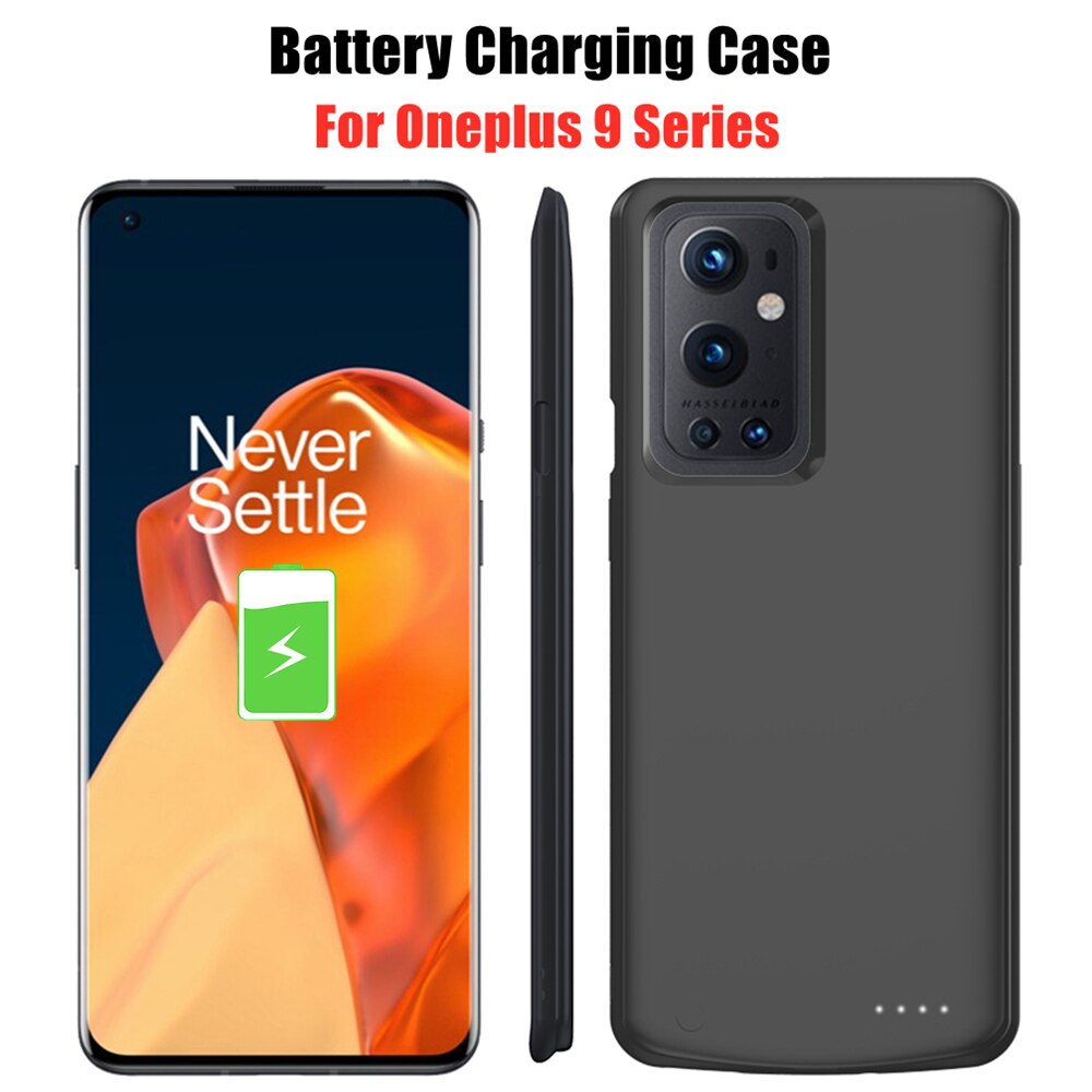 Battery Charger Cases For OnePlus 9 9 Pro Power Bank Case 6800mAh External Charging Battery Case For Oneplus 9R Powerbank Cover