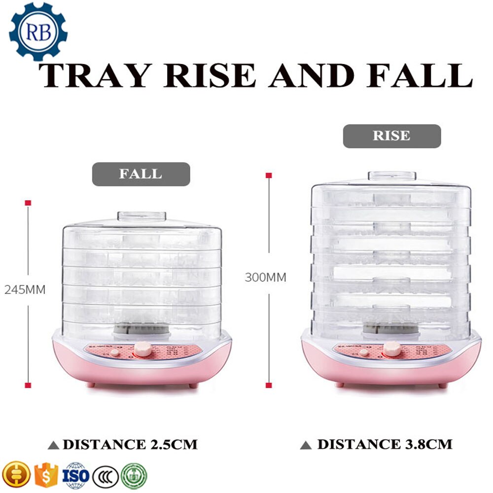 commercial food dehydrator fruit meat herb drying machine,sliced dried beef dryer for animal feeding small food dryer 5 layers