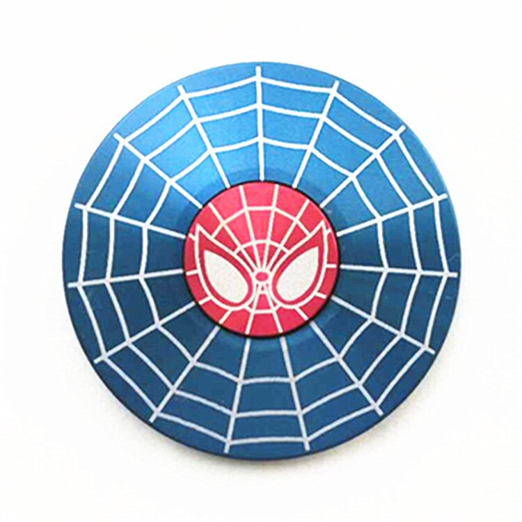 Captain America Schild Fingertip Gyroskop Aluminium Finger Dekompression Spielzeug: Orange