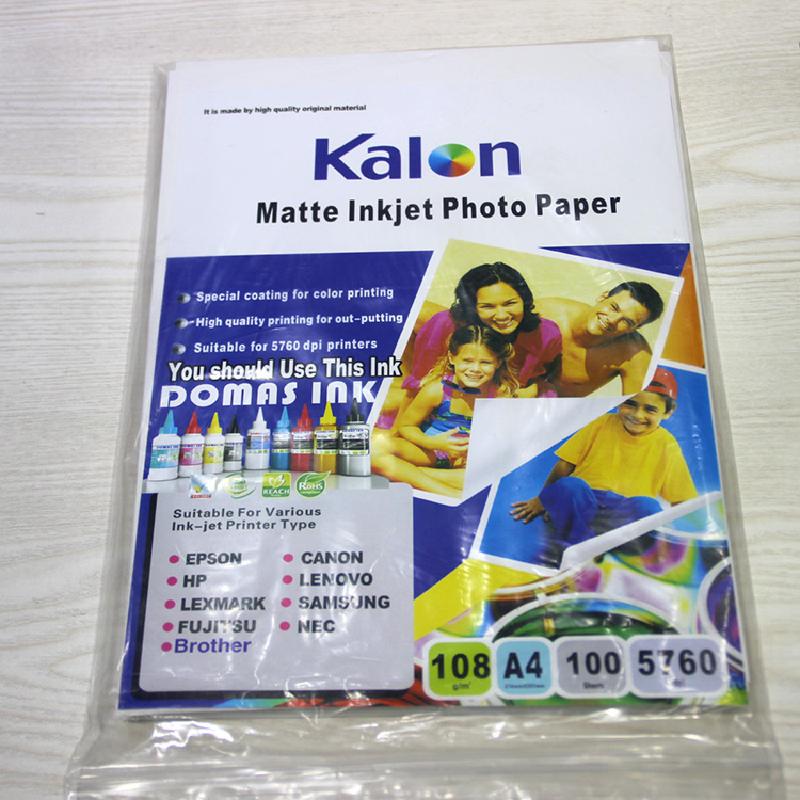 Papier de transfert par Sublimation A4, papier Non en coton à séchage lent, impression numérique à jet d&#39;encre, 100g, 100 pièces