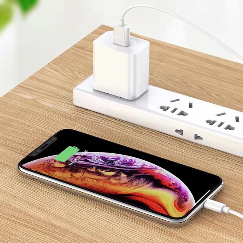 20w fast charger adapters for apple iphone 13 pro 12, 11 xs mini, android, eu power adapter, us plug, type c port cable