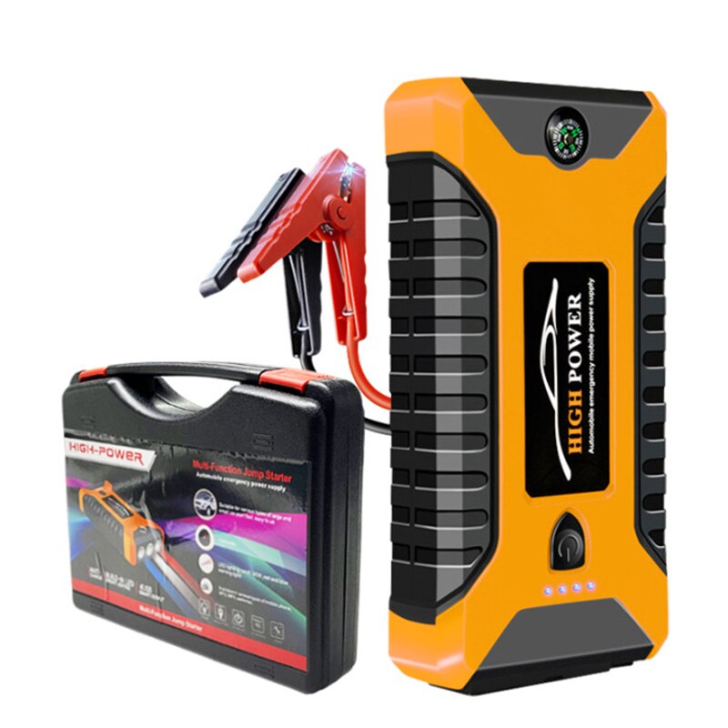 Car jump starter powerbank 20000ma 600a 12v utgång bärbar nödstartsladdare för bilbatteriförstärkare