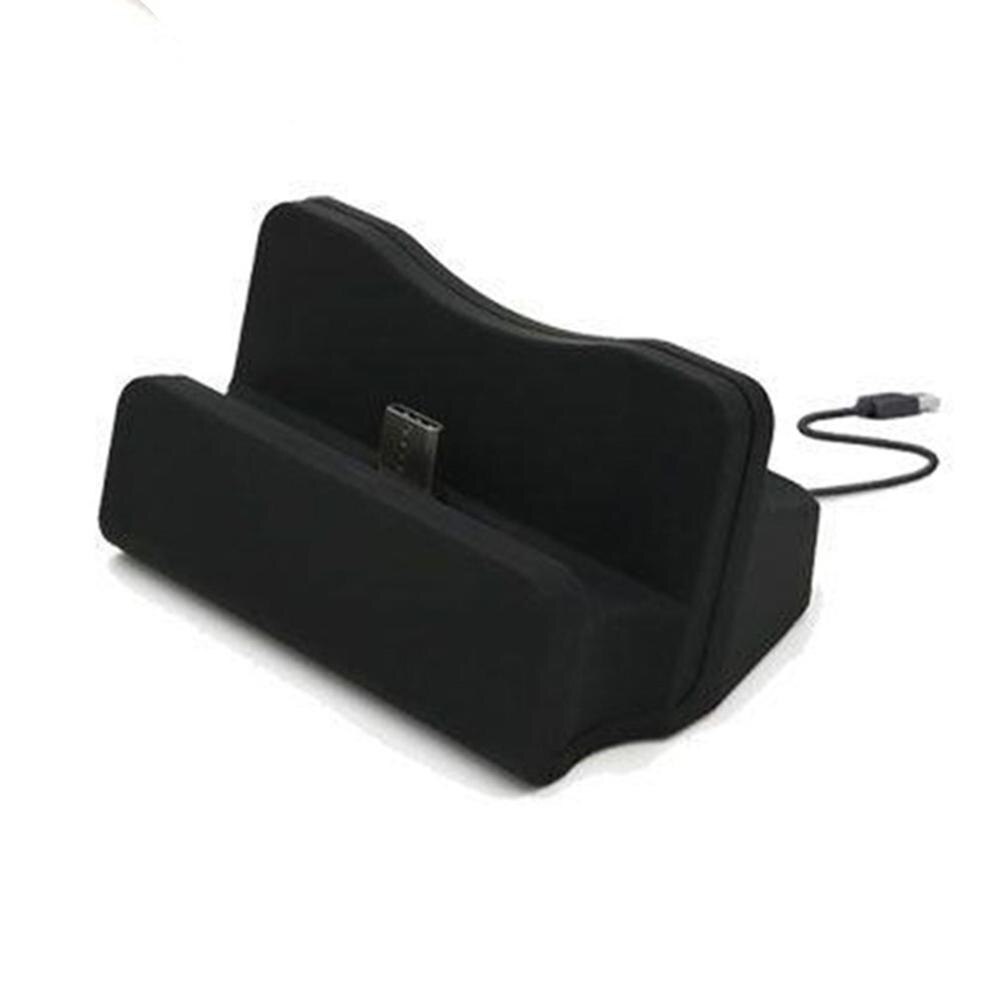 USB Kabel synchronisieren Wiege Ladegerät Basis Ladung Dock Bahnhof Für Android Für Typ-C Stehen Halfter Ladestation Dock Bahnhof: Pro Typ-C Schwarz
