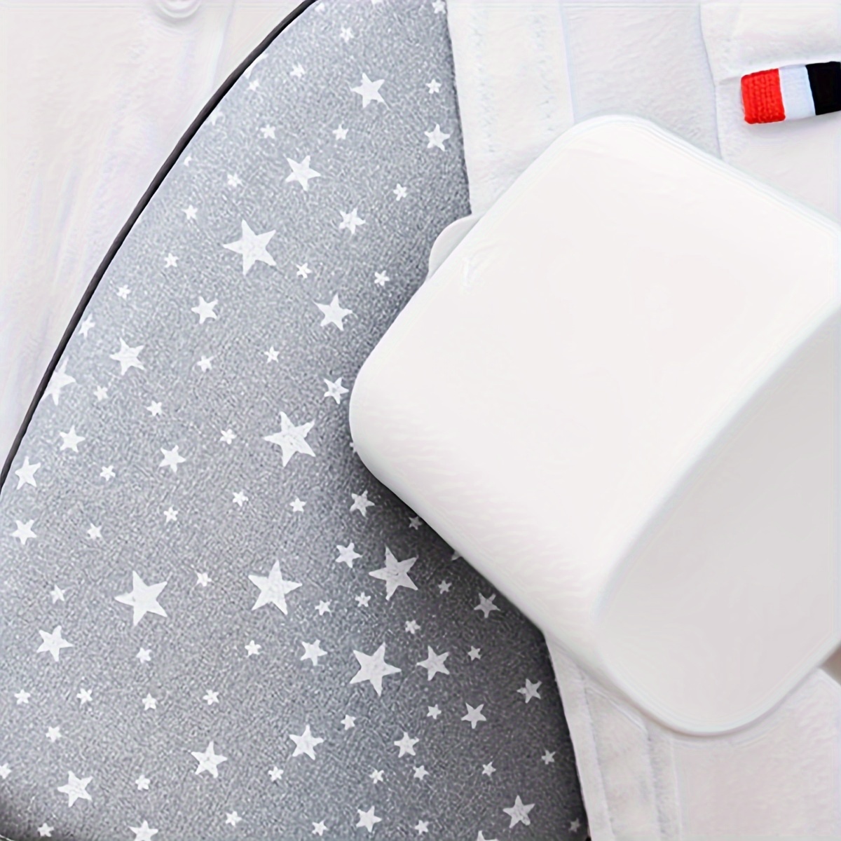 1 st Wasbare Strijkplank Mini Verbrandingsbeveiliging Handschoenen Ijzeren Pad Cover Hittebestendig Vlekbestendig Strijkplank voor Kleding: Light Grey