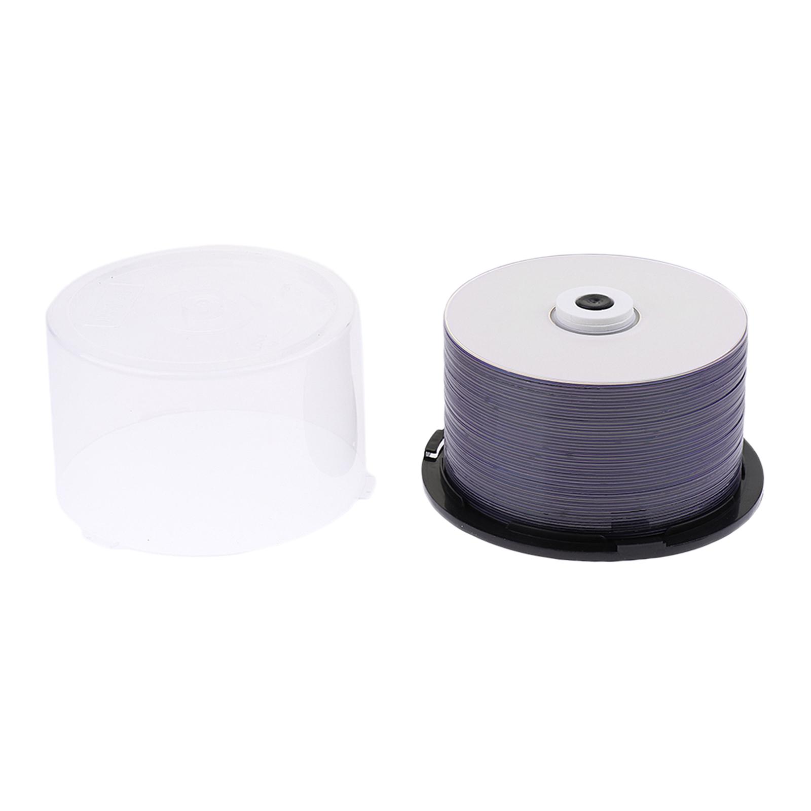 Portable Blank Disc CD-R 700MB Pack for Music System Compact Digital Media Recording and Disc Storage