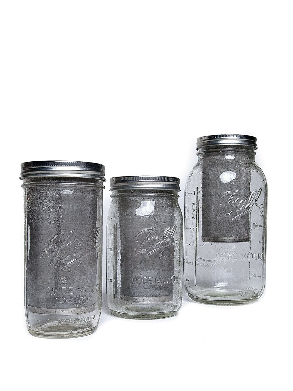 Realand Premium Rvs Mason Jar Koude Brouwsel Koffiezetapparaat en Iced Thee-ei Losse Blad Thee Mesh Filter Zeef